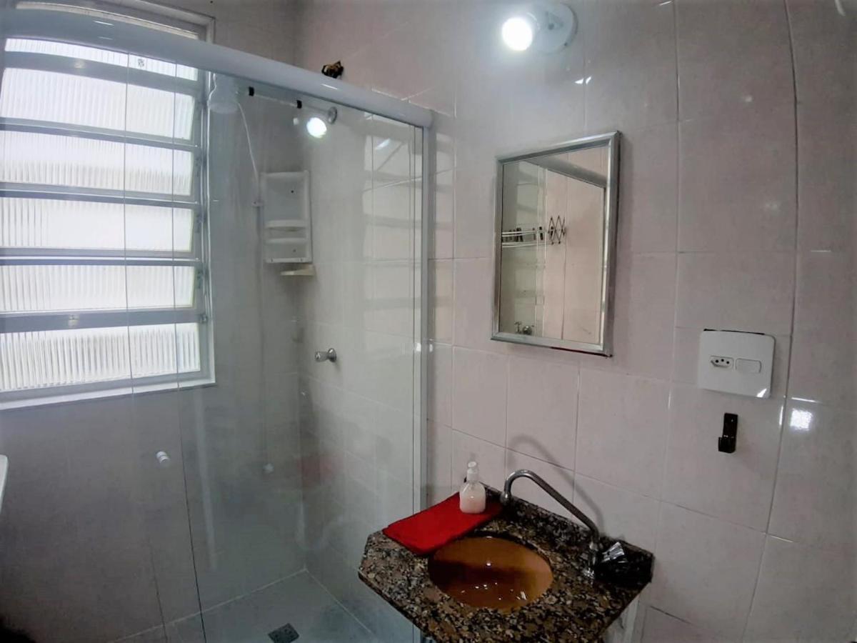 Apartamento De Frente Para Praia Com Wi-Fi Santos Kültér fotó