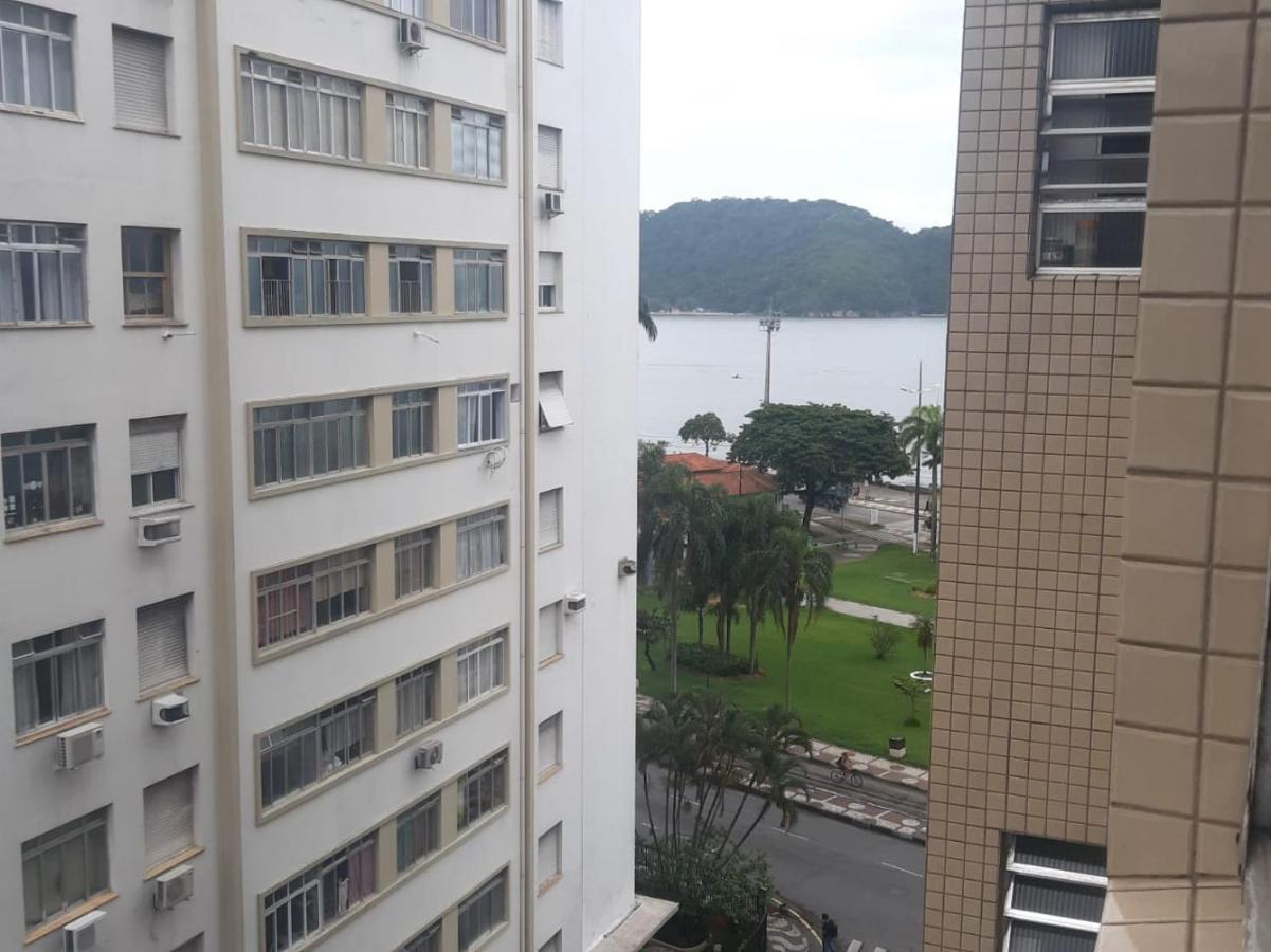 Apartamento De Frente Para Praia Com Wi-Fi Santos Kültér fotó